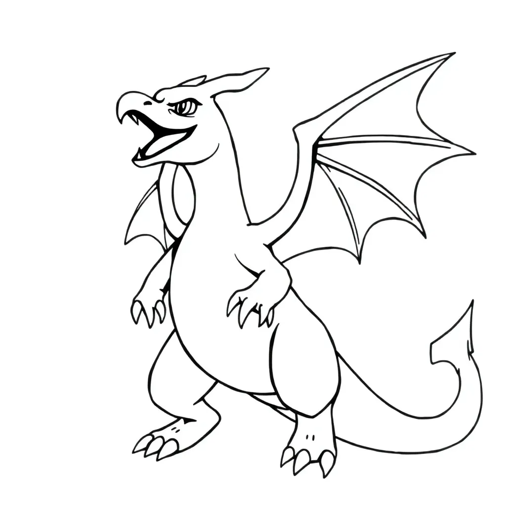 Charizard coloring page