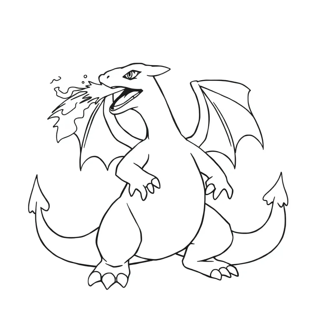 Charizard coloring page
