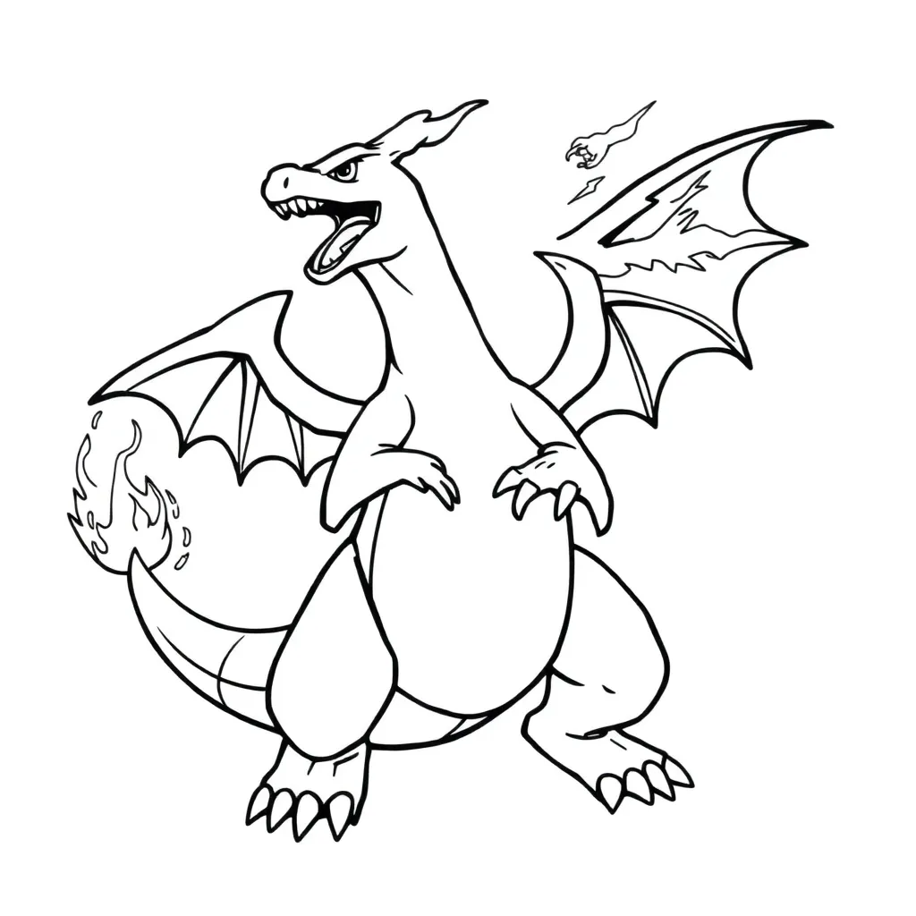 Charizard coloring page