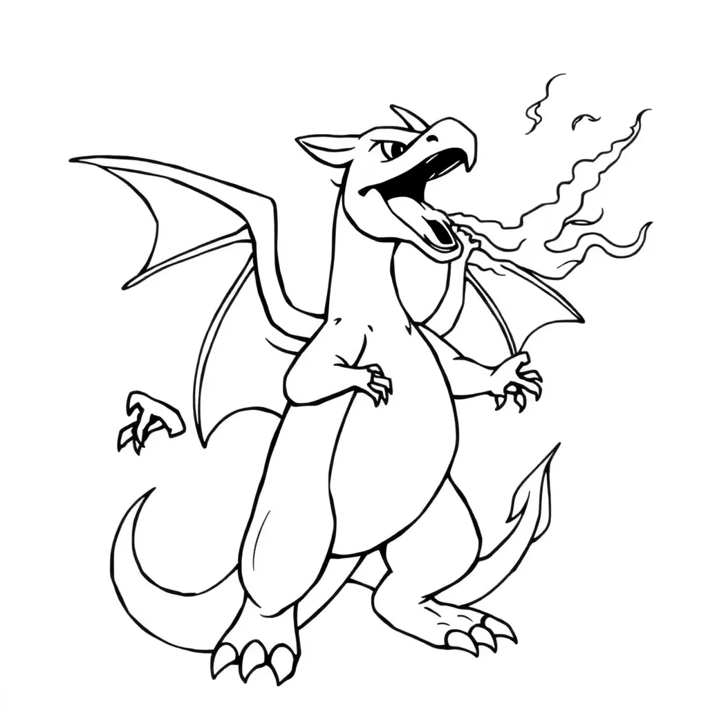 Charizard coloring page