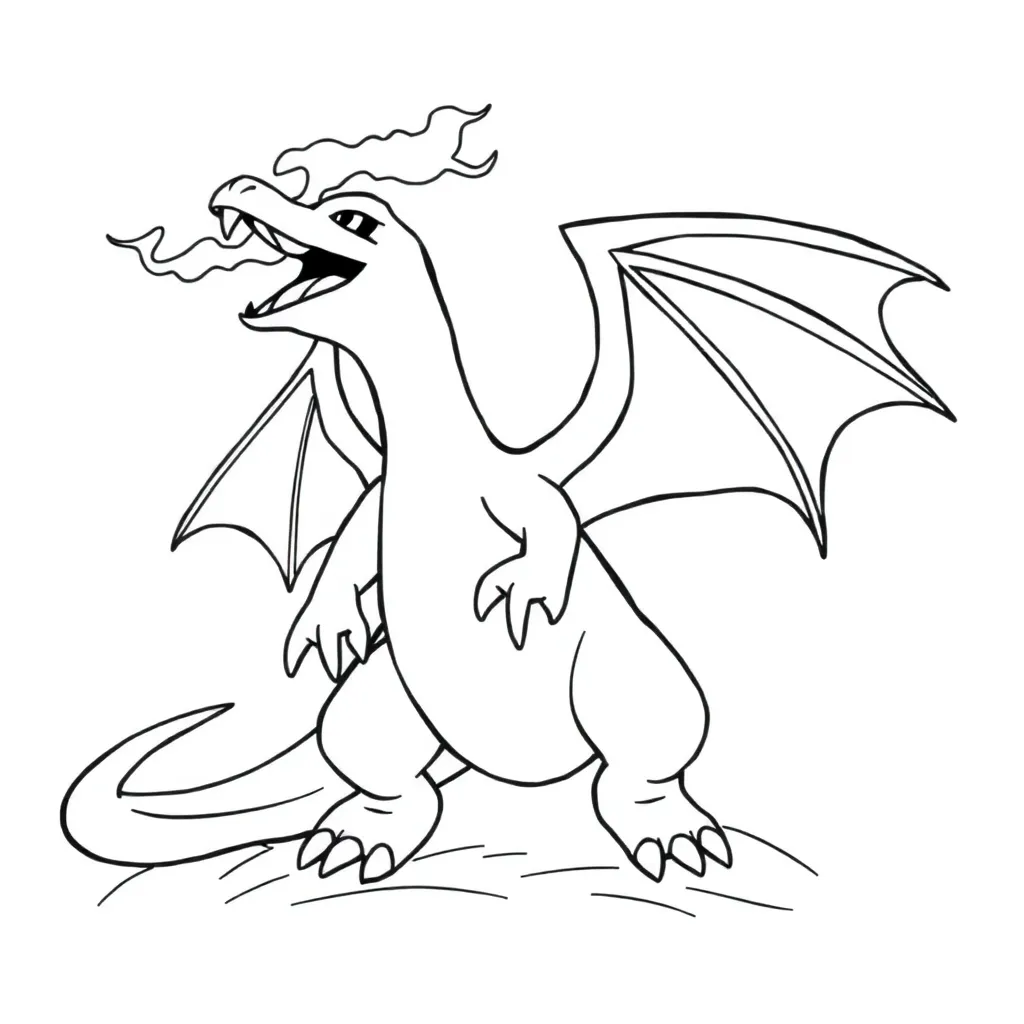 Charizard coloring page