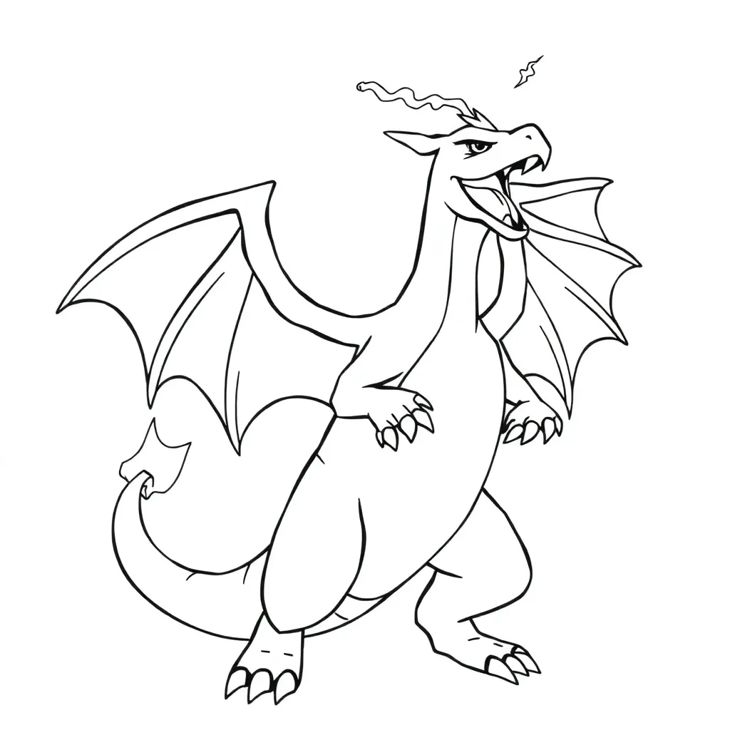 Charizard coloring page