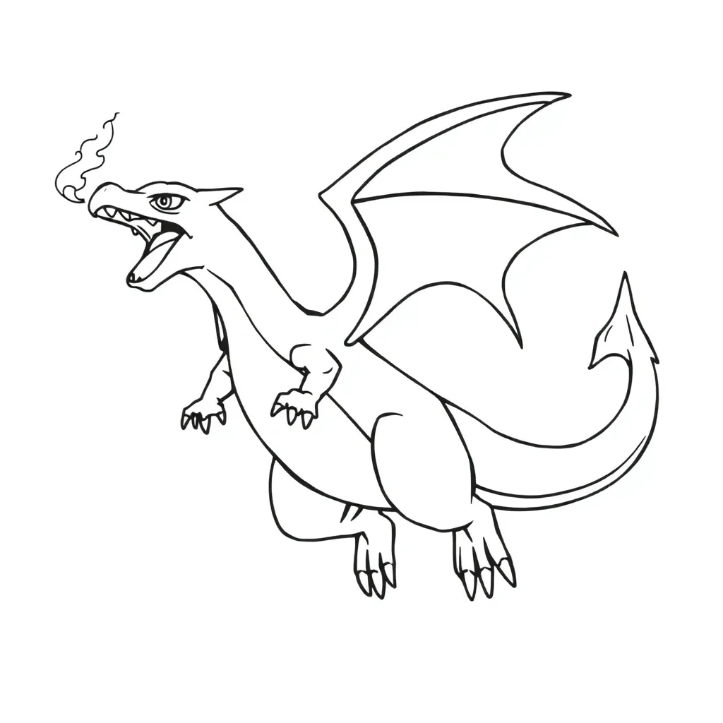 Charizard coloring page