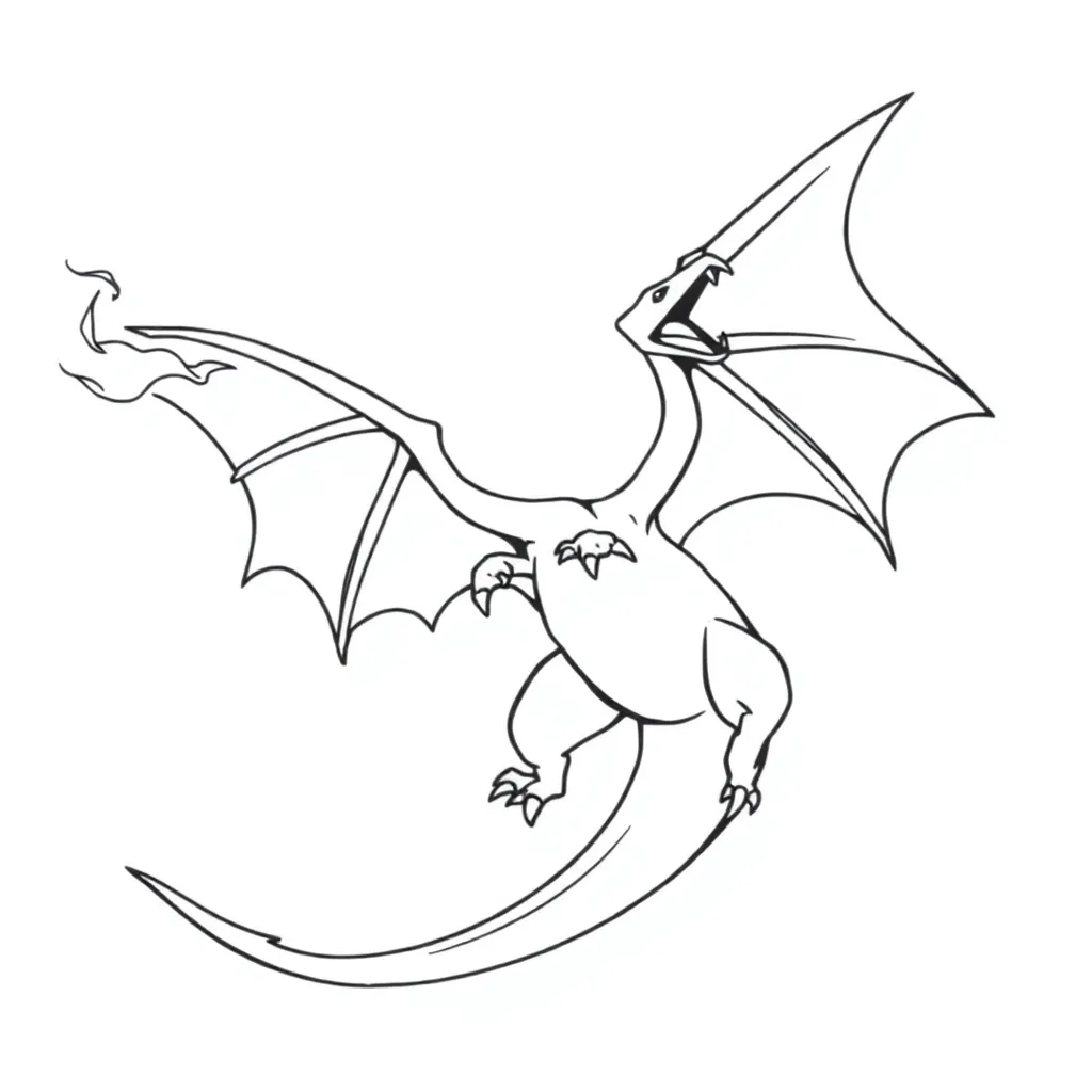 Charizard coloring page