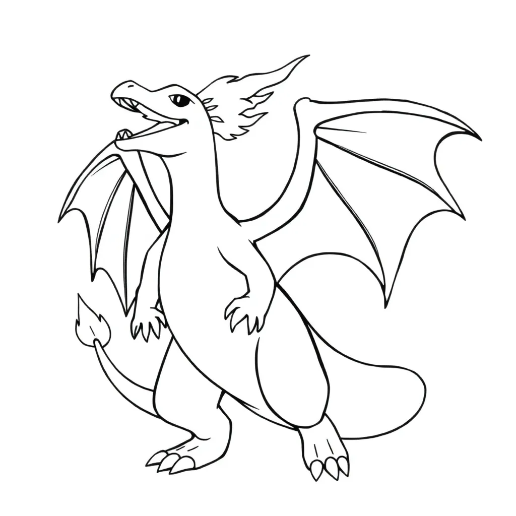 Charizard coloring page