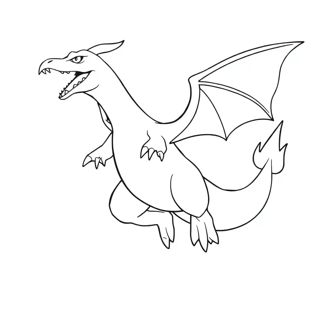 Charizard coloring page