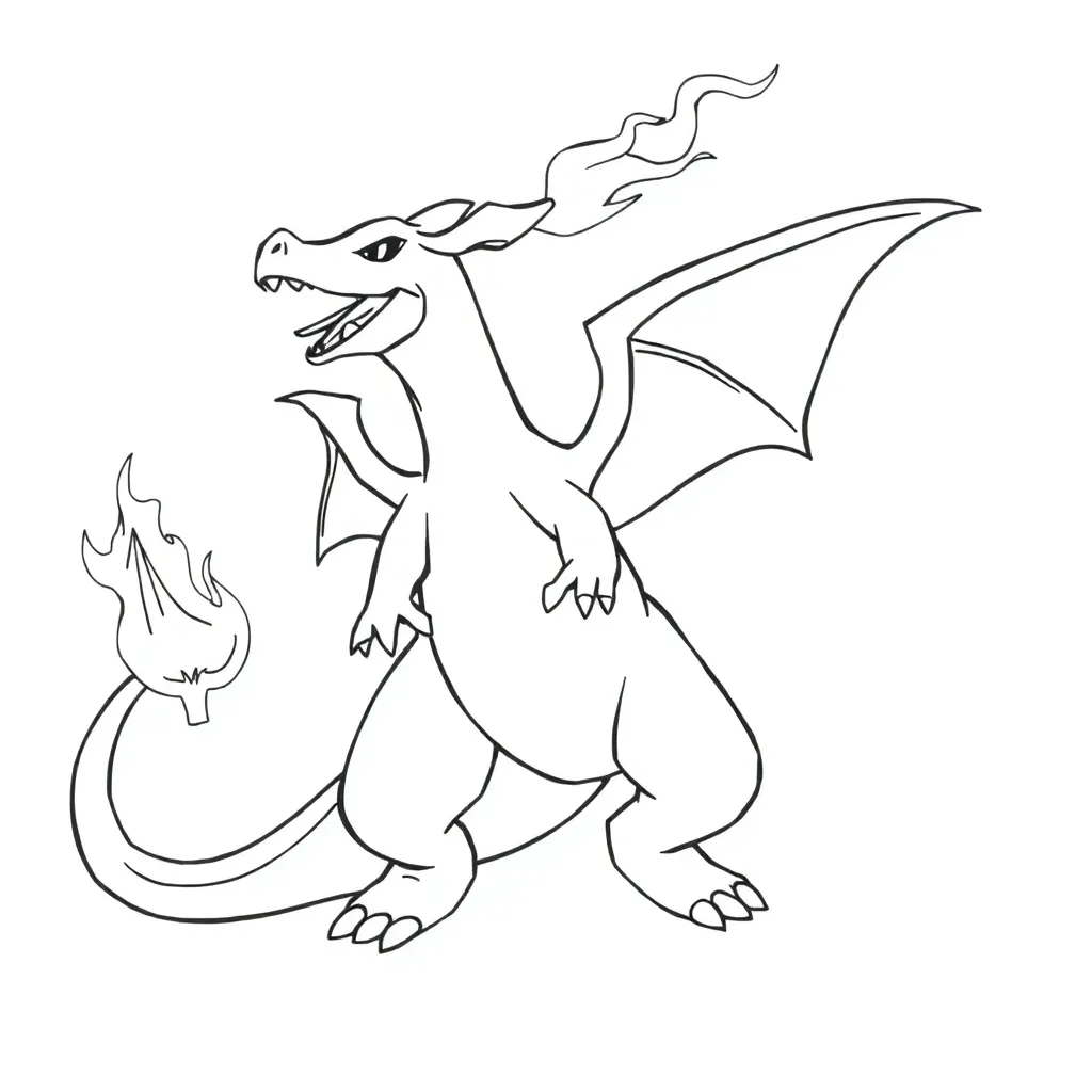 Charizard coloring page