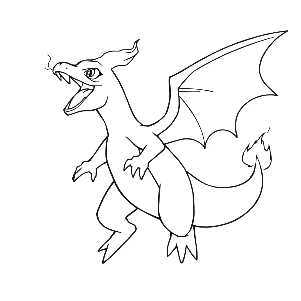 Charizard coloring page