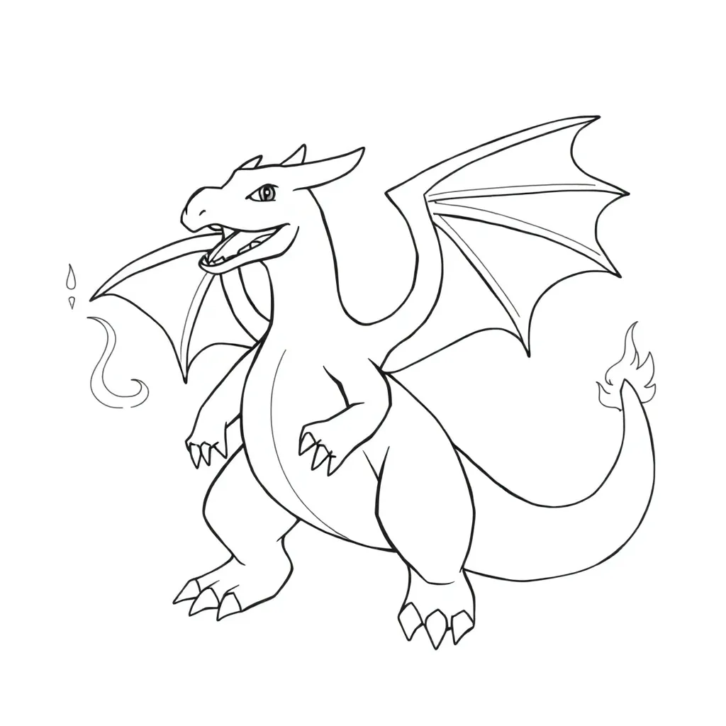 Charizard coloring page
