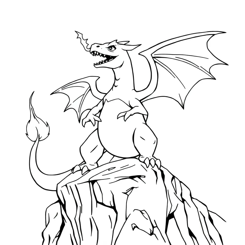 Charizard coloring page