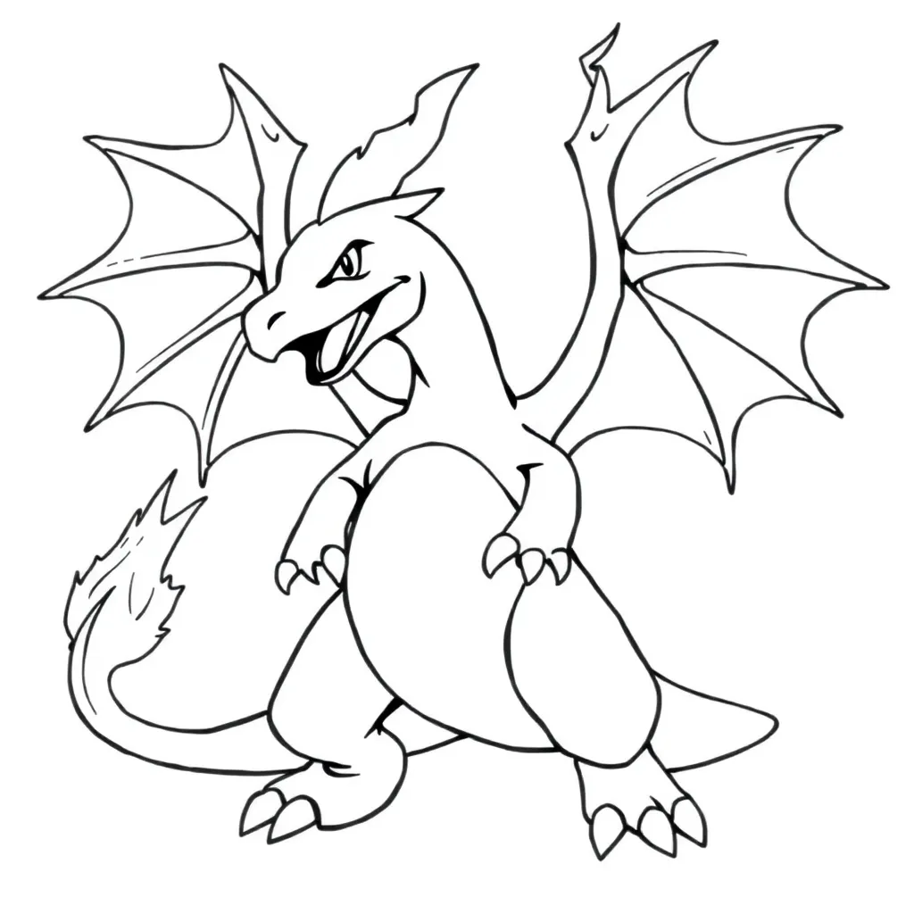 Charizard coloring page