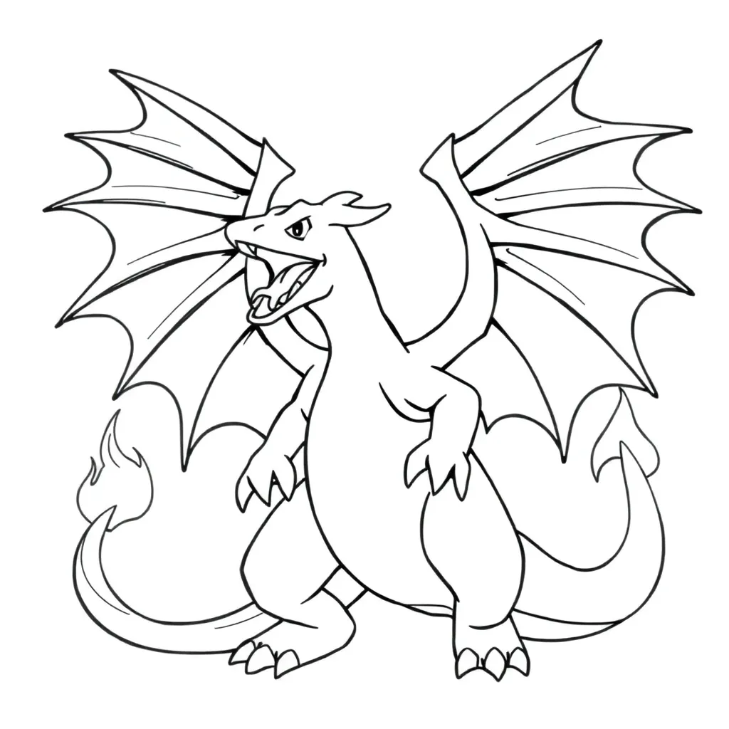 Charizard coloring page