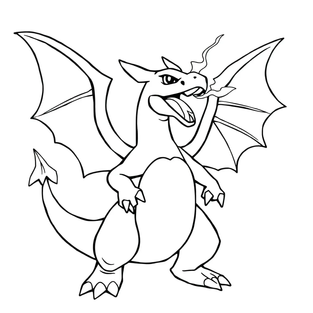 Charizard coloring page