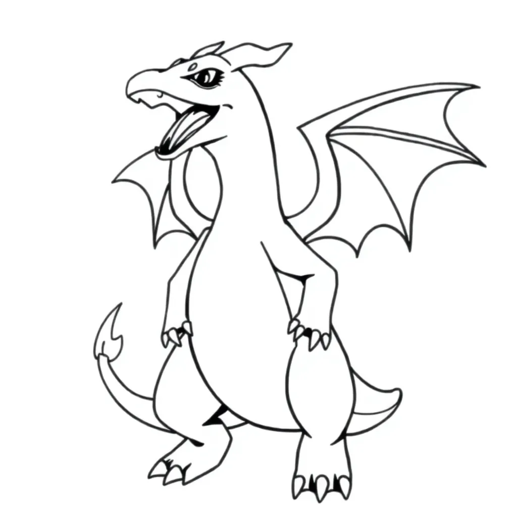 Charizard coloring page