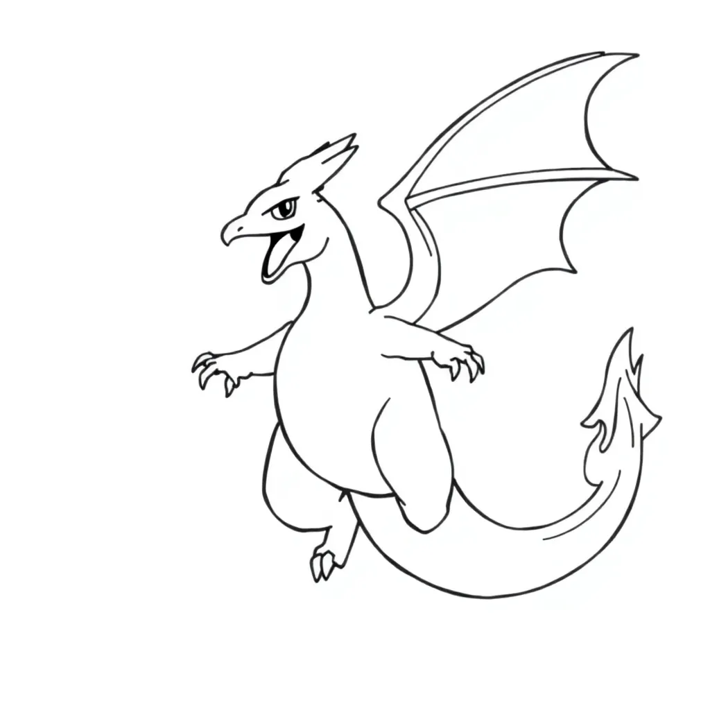 Charizard coloring page