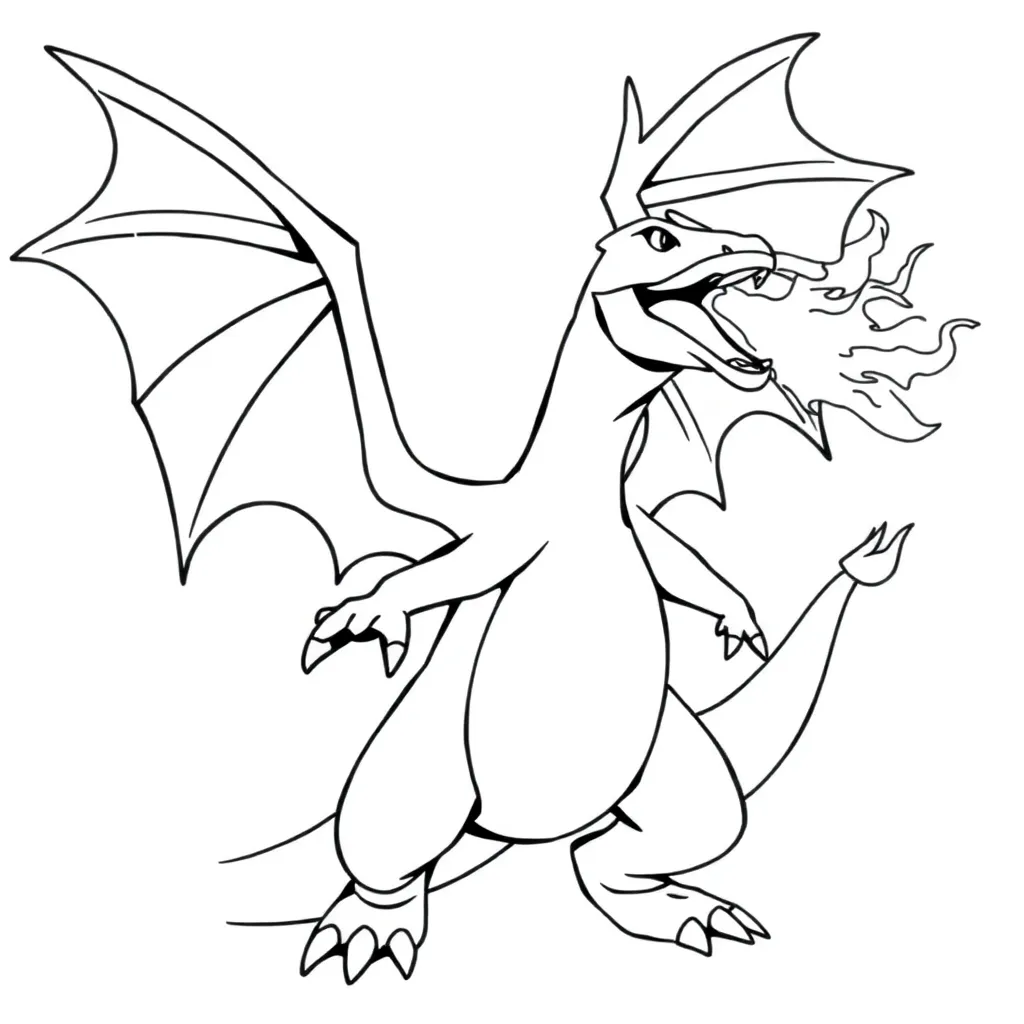 Charizard coloring page