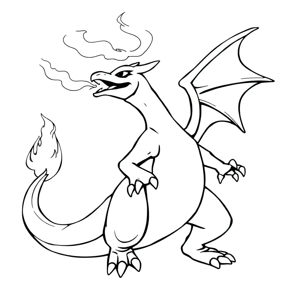 Charizard coloring page