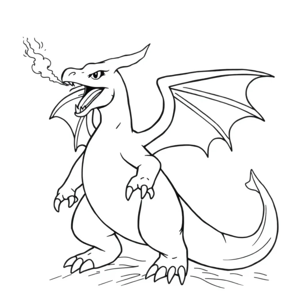 Charizard coloring page