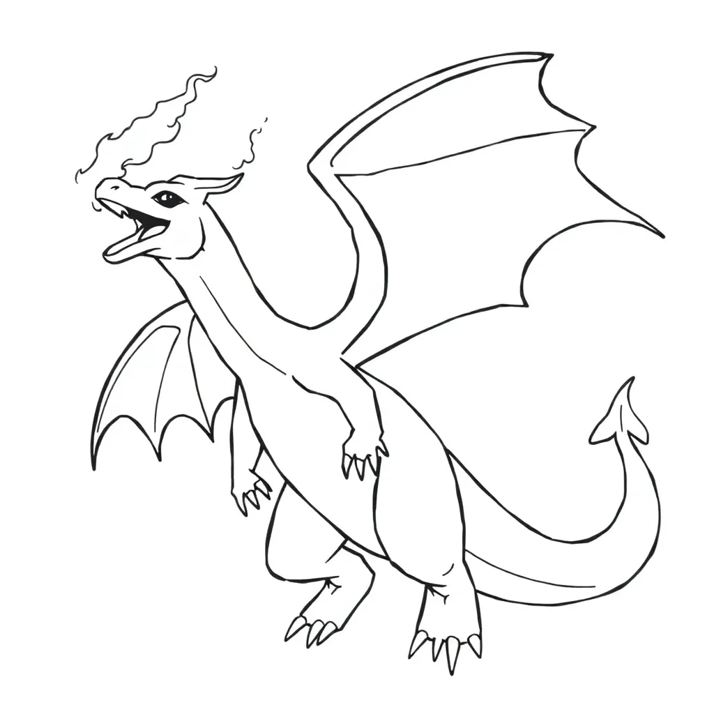 Charizard coloring page