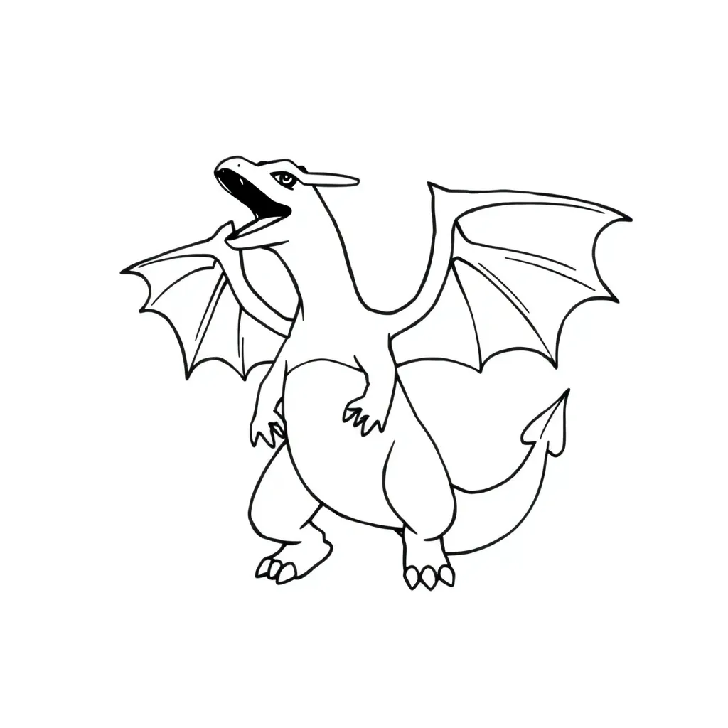 Charizard coloring page