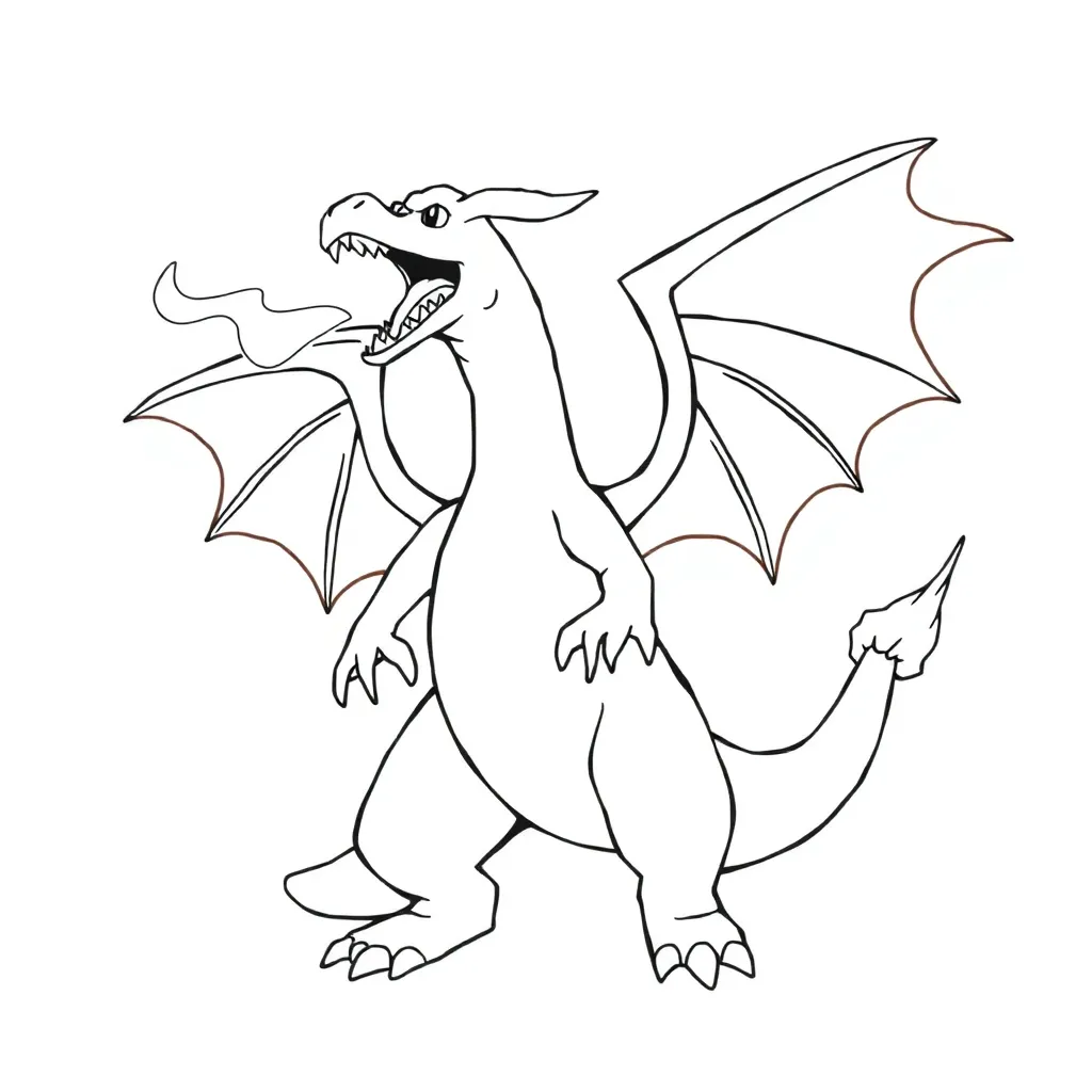Charizard coloring page