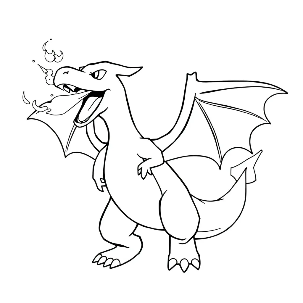 Charizard coloring page