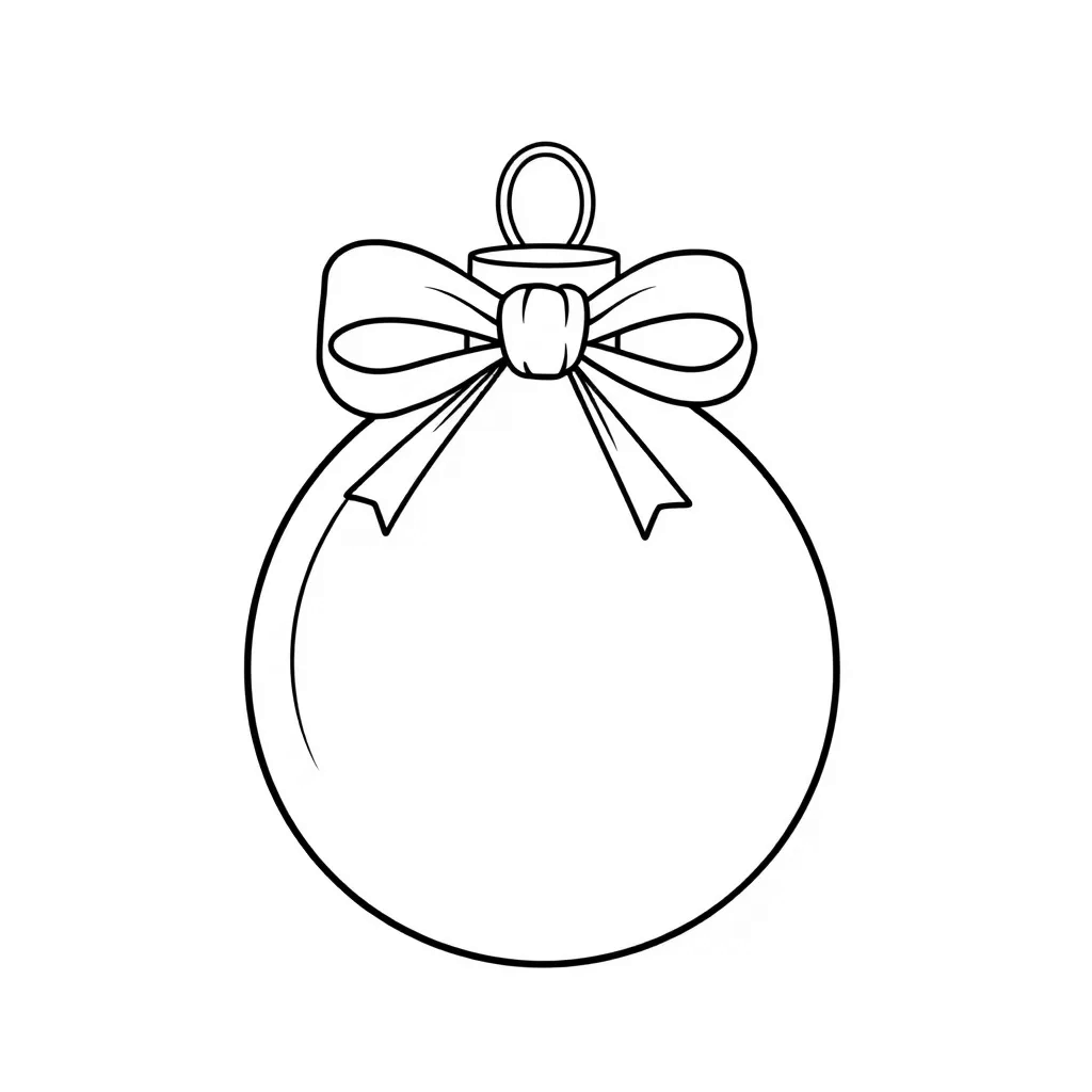 Christmas Ornaments coloring page