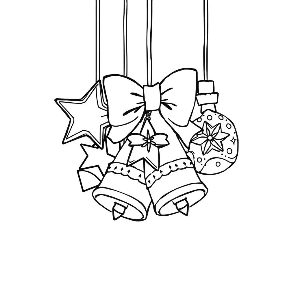 Christmas Ornaments coloring page