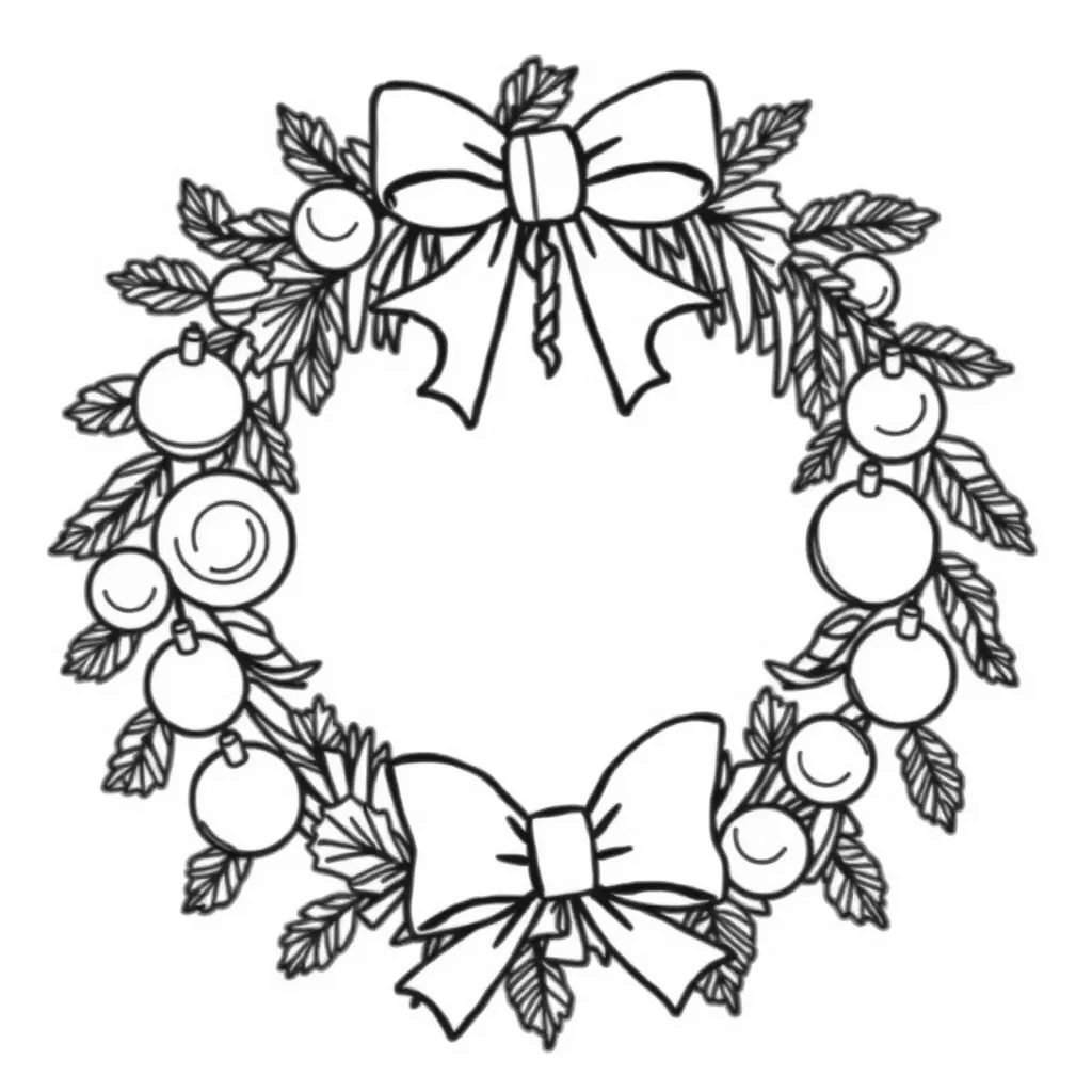 Christmas Ornaments coloring page