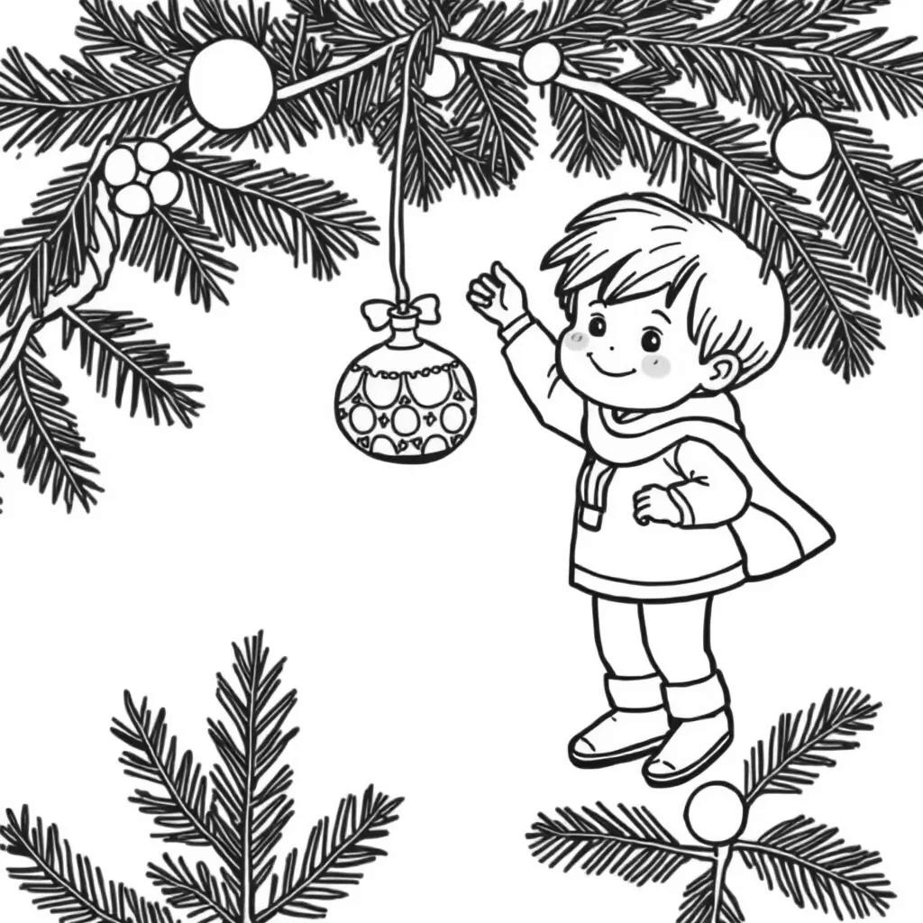 Christmas Ornaments coloring page