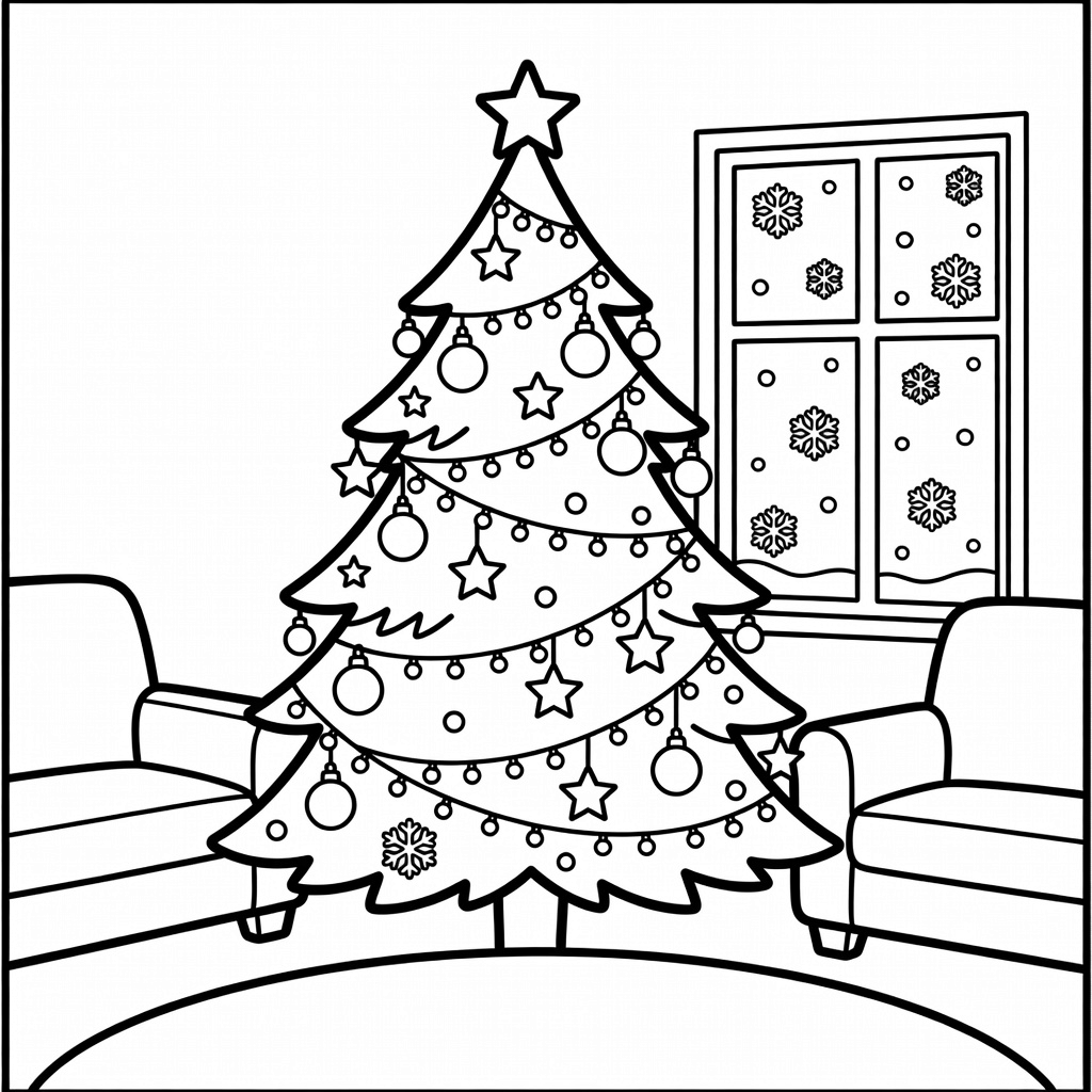 Christmas Ornaments coloring page