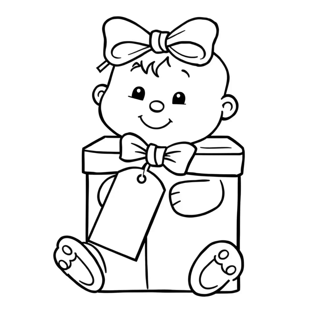 Christmas Presents coloring page