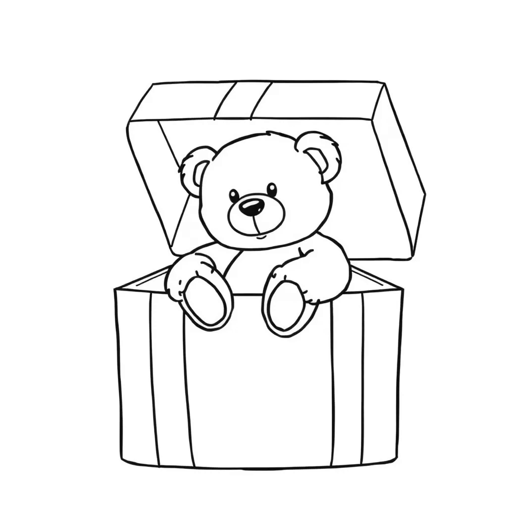 Christmas Presents coloring page