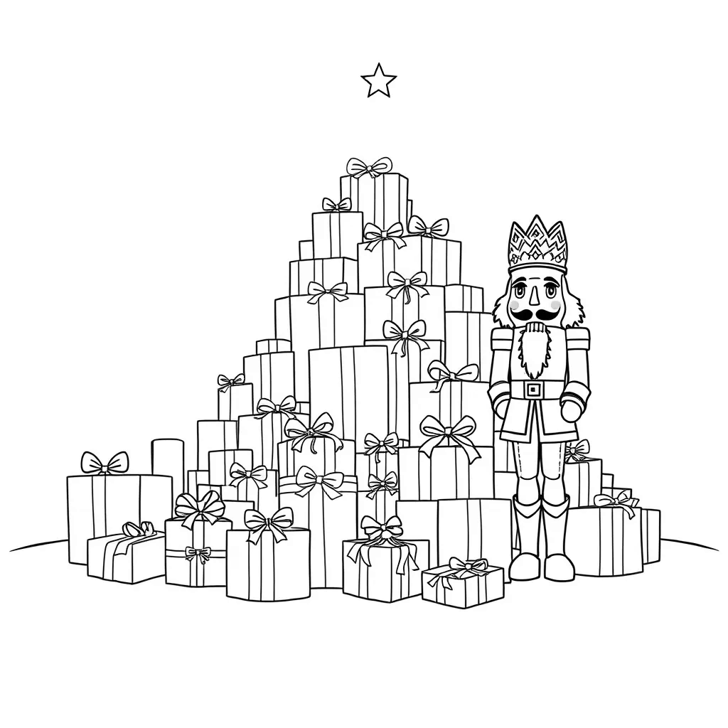 Christmas Presents coloring page
