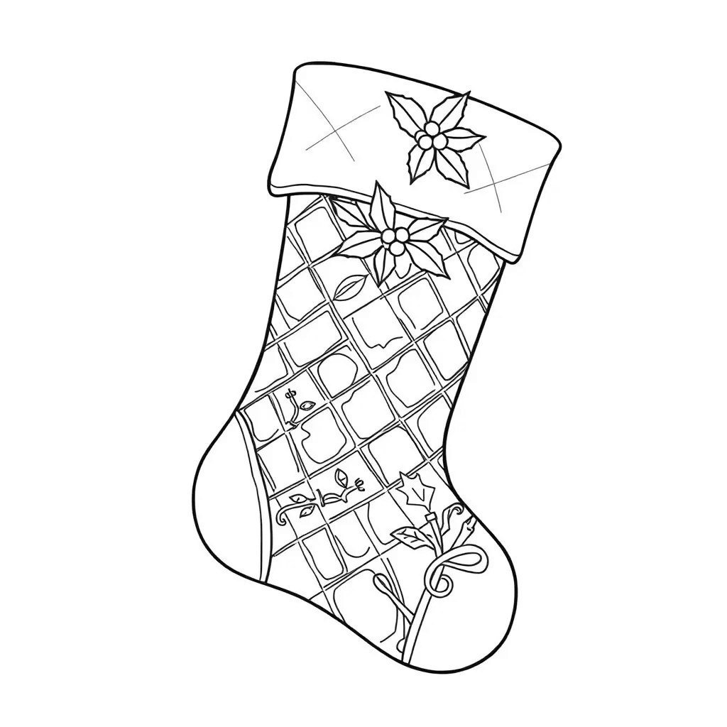 Christmas Stocking coloring page