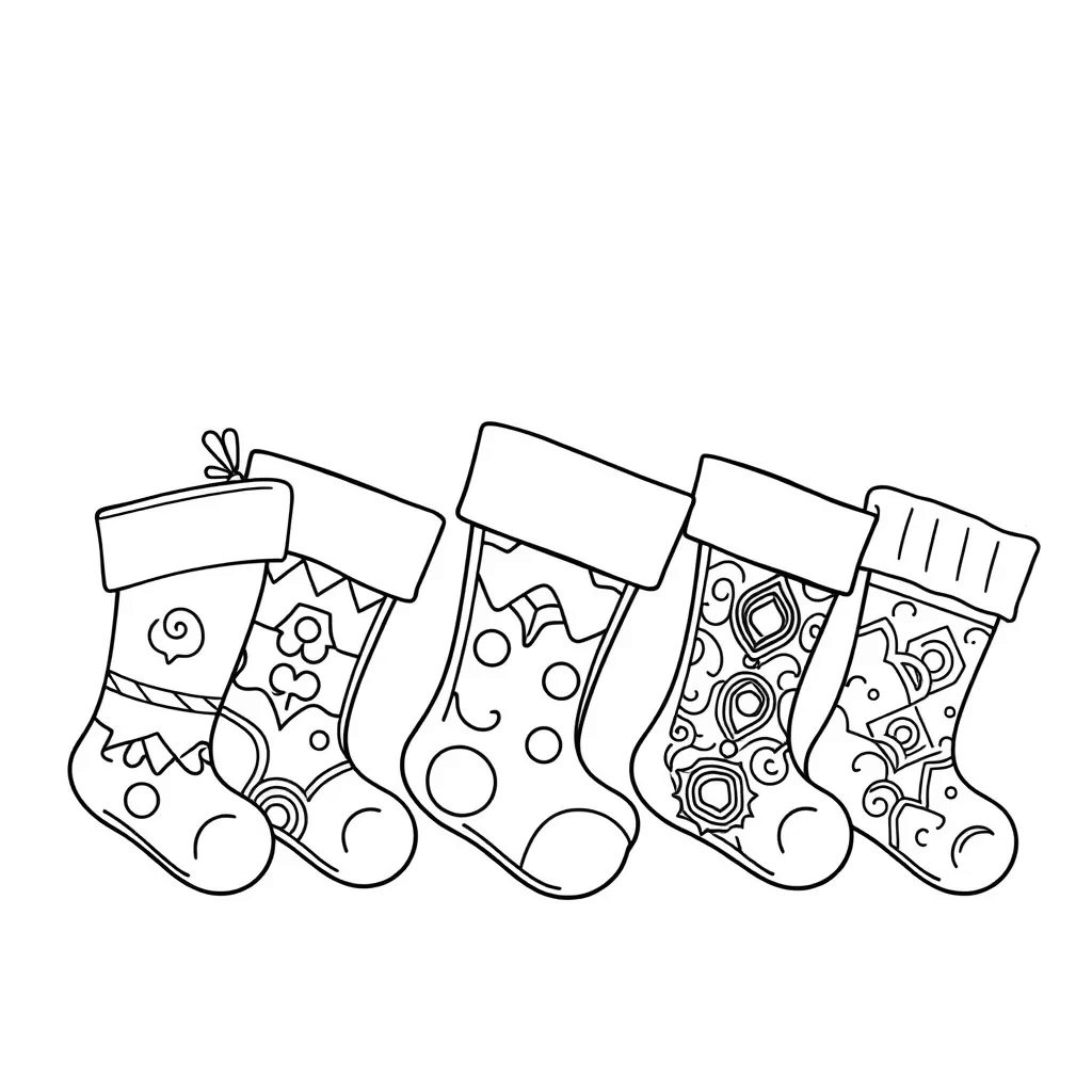 Christmas Stocking coloring page