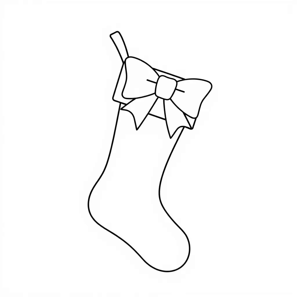 Christmas Stocking coloring page
