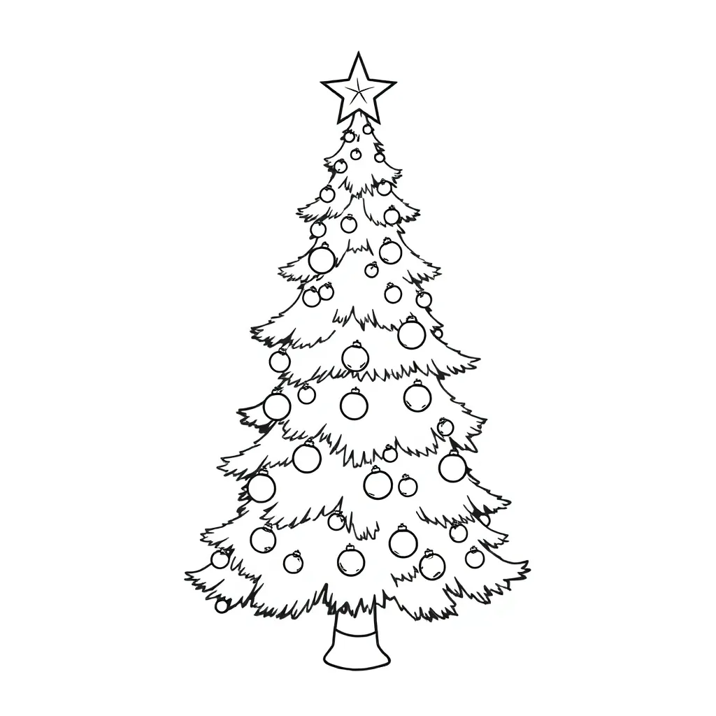 Christmas coloring page