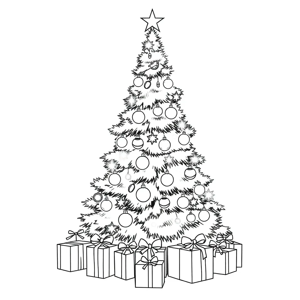 Christmas coloring page