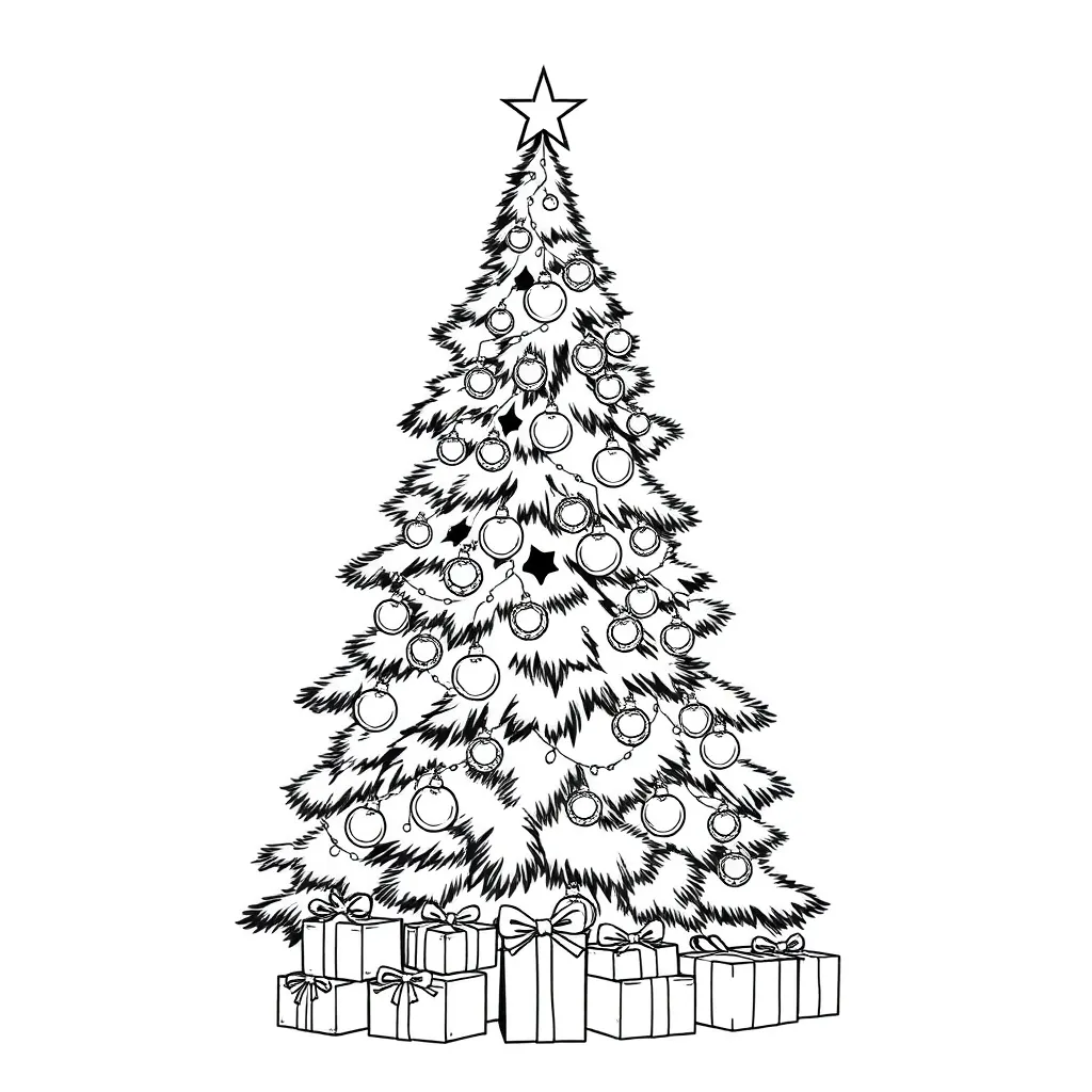 Christmas coloring page