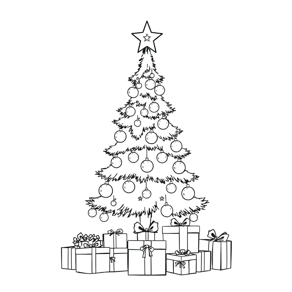 Christmas coloring page