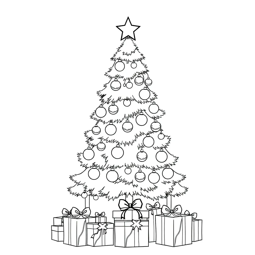 Christmas coloring page