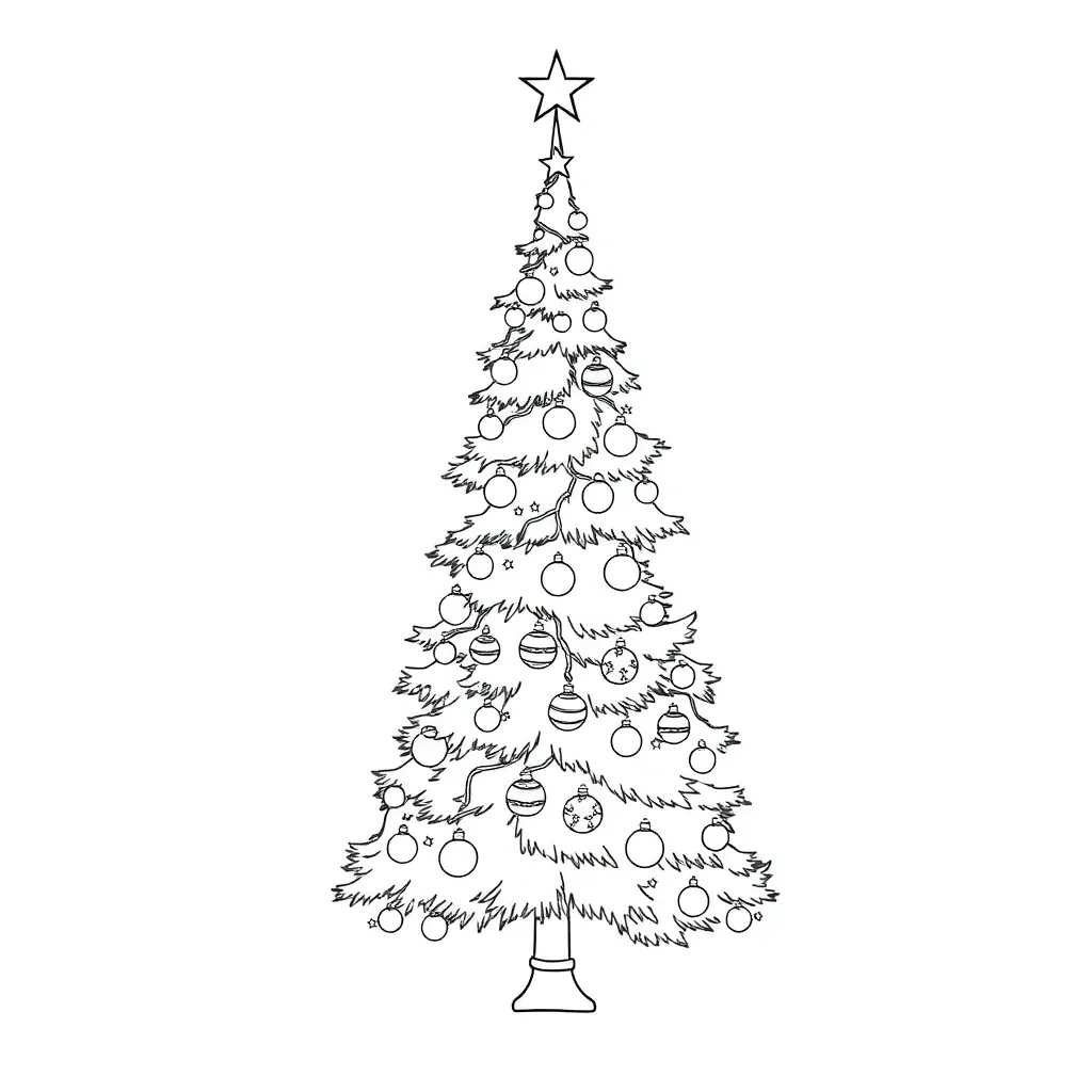Christmas coloring page