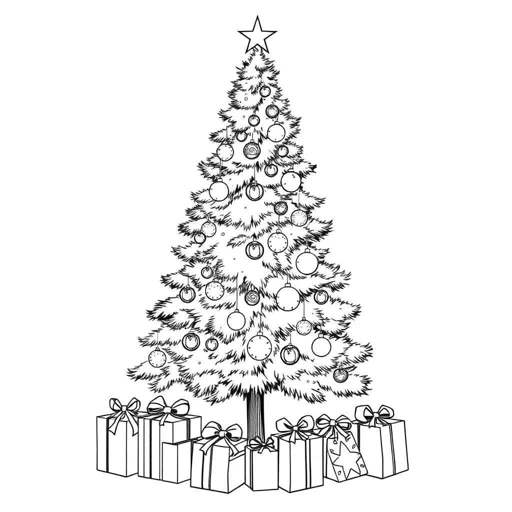 Christmas coloring page