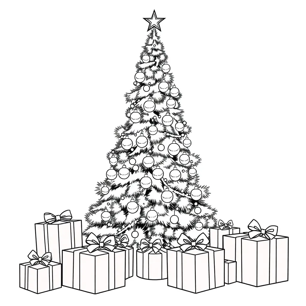 Christmas coloring page