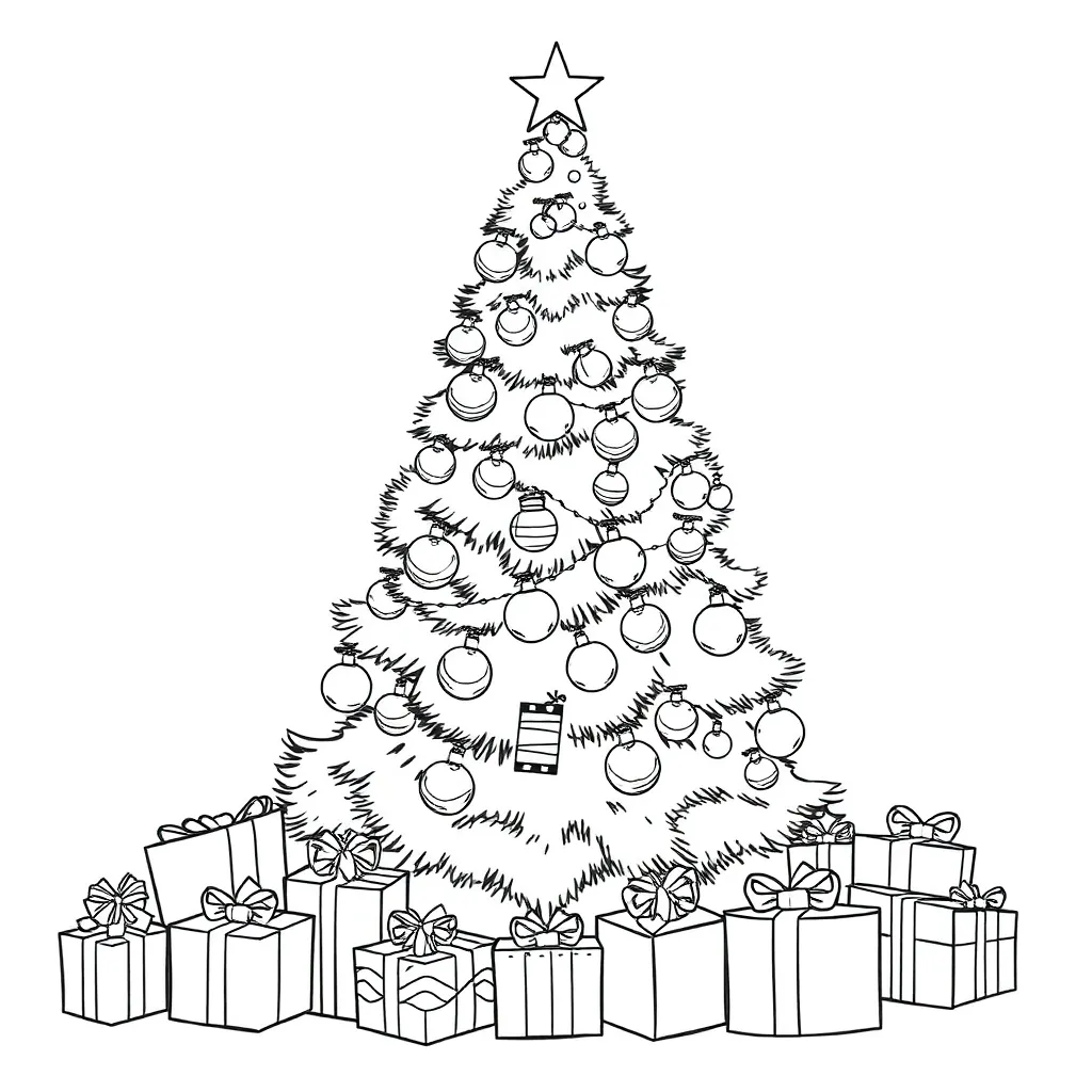 Christmas coloring page