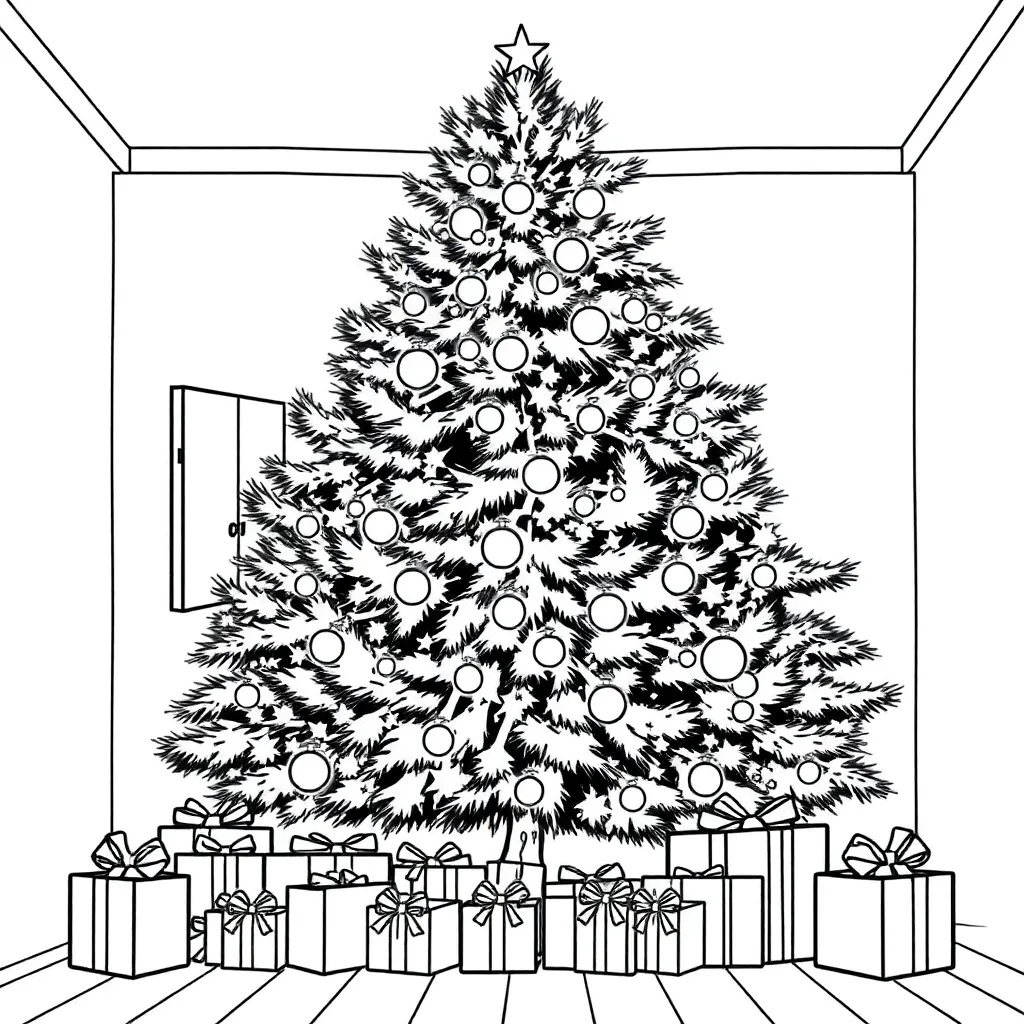 Christmas coloring page