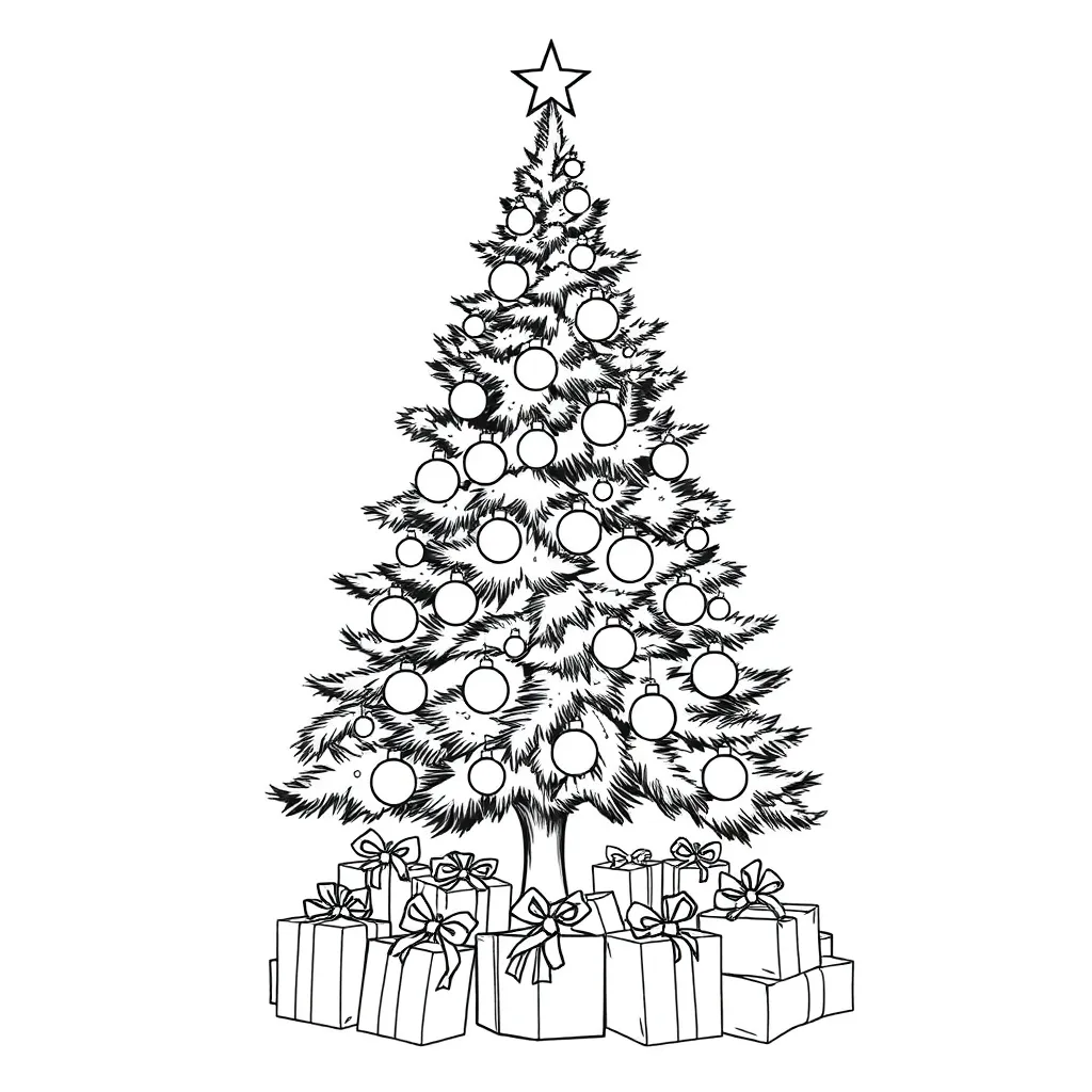 Christmas coloring page