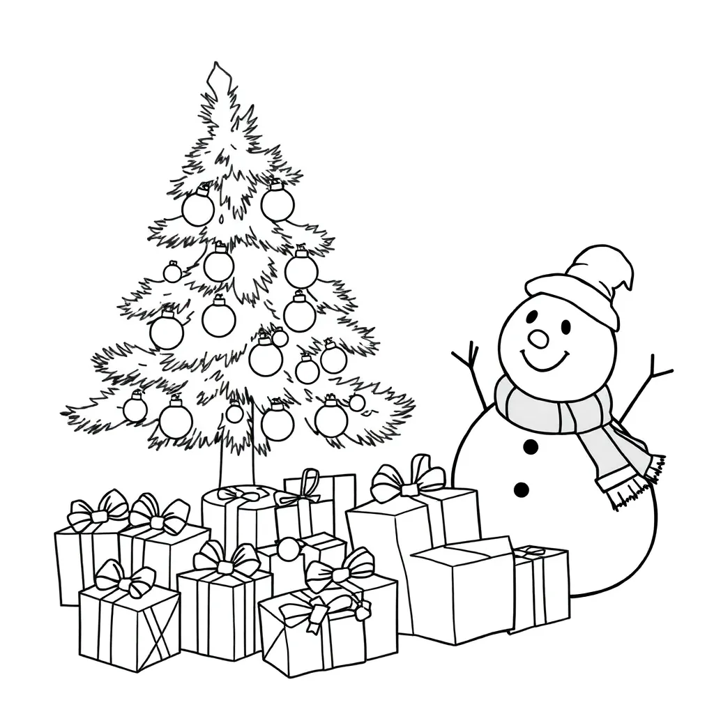 Christmas coloring page