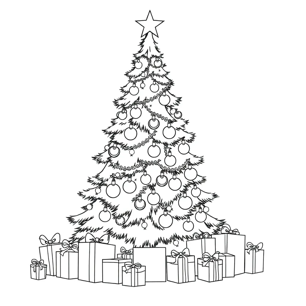 Christmas coloring page